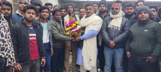 संविधान दिवस गौरव सभा की सफलता के लिए पूर्व मंत्री का जनसंपर्क अभियान